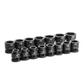 Capri Tools 1/2 In. Drive Stubby Impact Socket Set, Metric, 10 To 24
