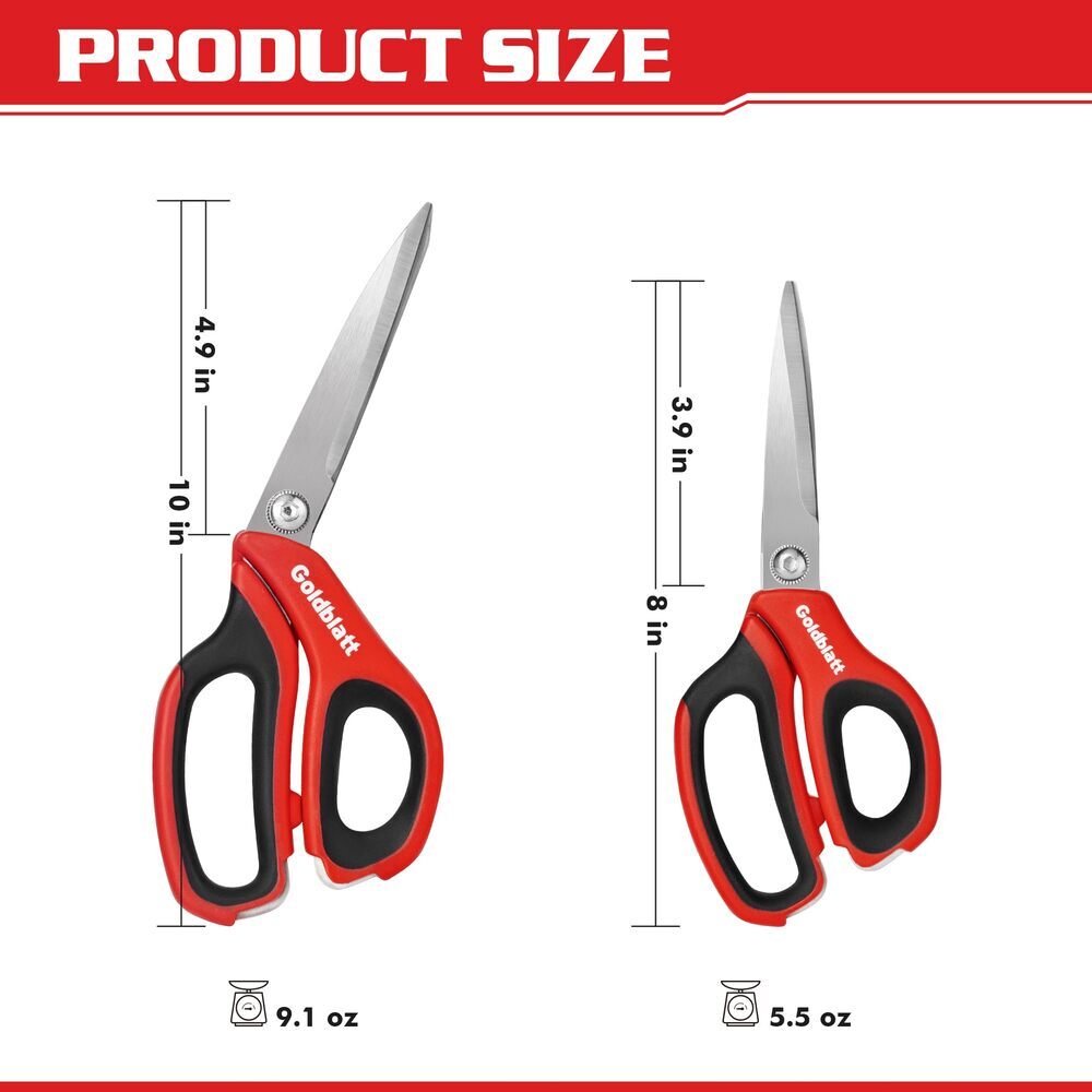 Goldblatt 2PCS Heavy Duty Scissors Set by Goldblatt