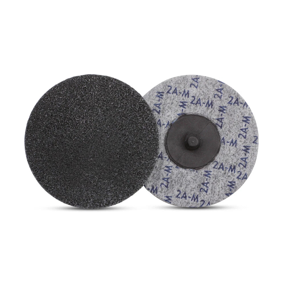 10 Pack - 3 Inch Unitized Quick Change Discs 2AM A/O Medium Deburr Type R Roloc