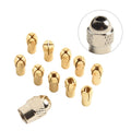 Convenient And Practical Set 10 Brass Collet Chucks For Various