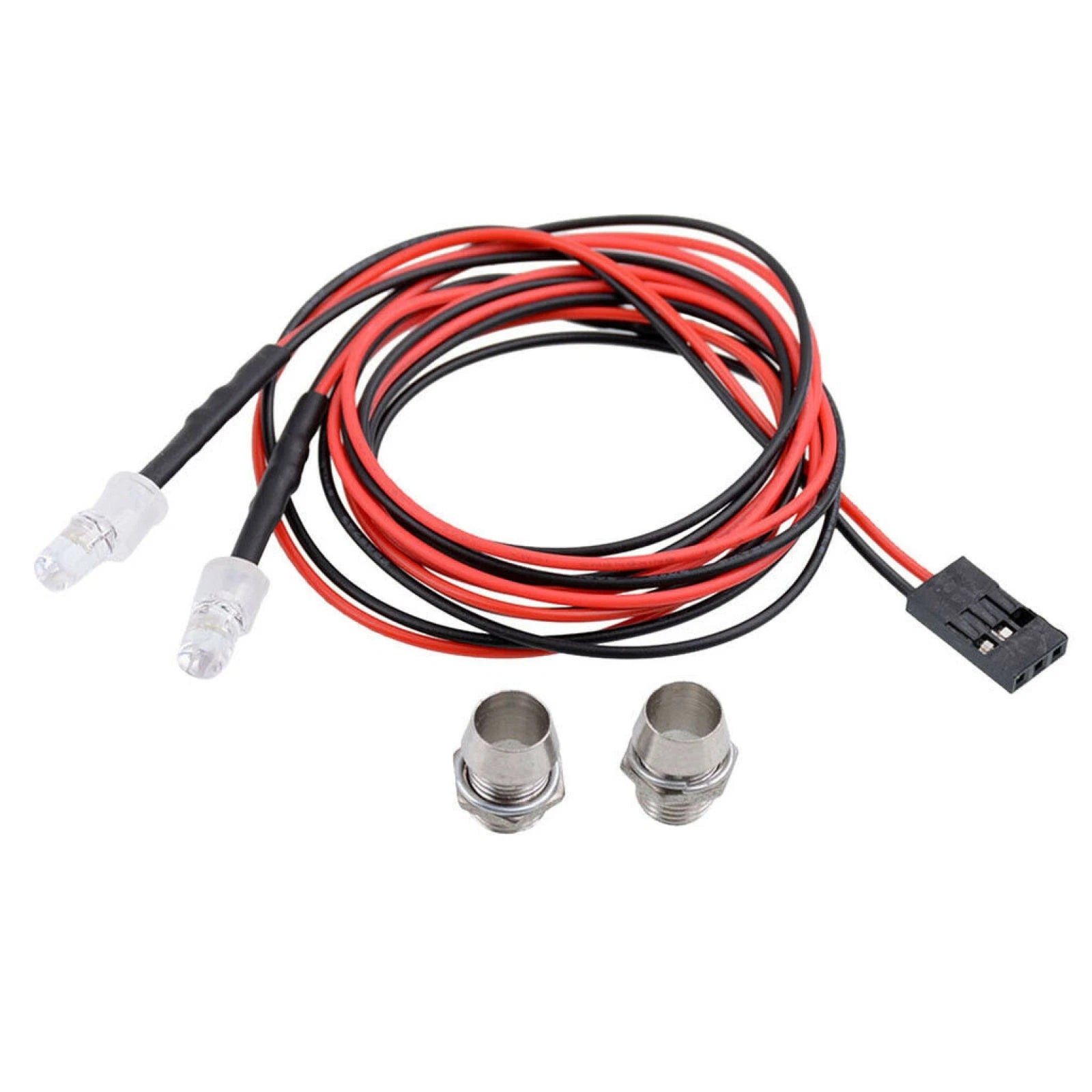 3-7V 10mm Rc Model Dual White Led Light With Cable Lendth 70cm/27.55"