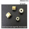 M0.5 Module 0.5 8 Teeth Motor Pinion Gear