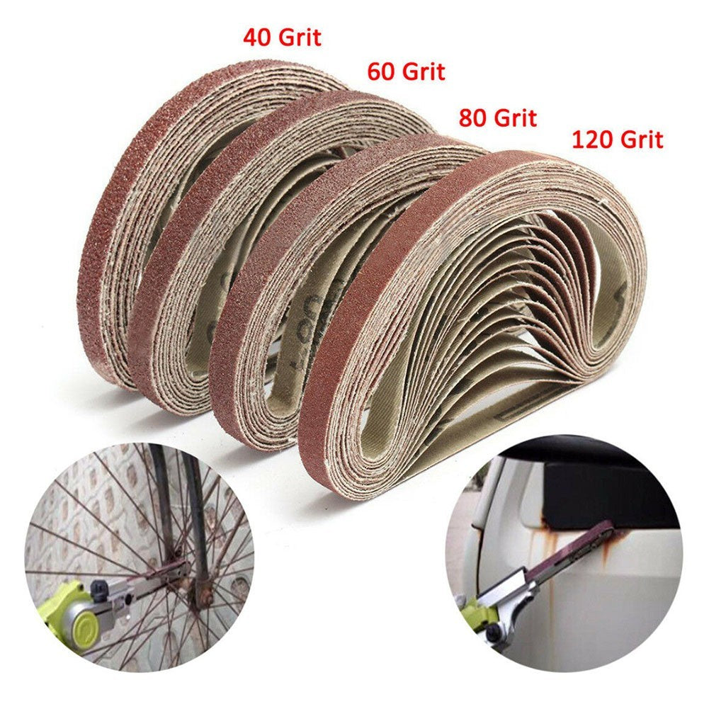 Sanding Belts 50pcs 330mm X 10mm Belt Sander Sanding Practical Brand newOpens in