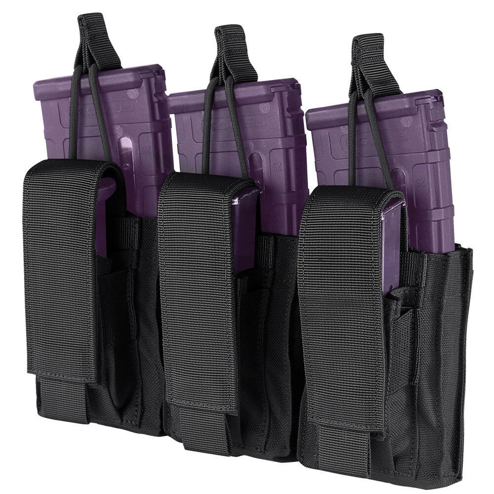Black Genii Outdoor Tactical Triple Kangaroo Pouch