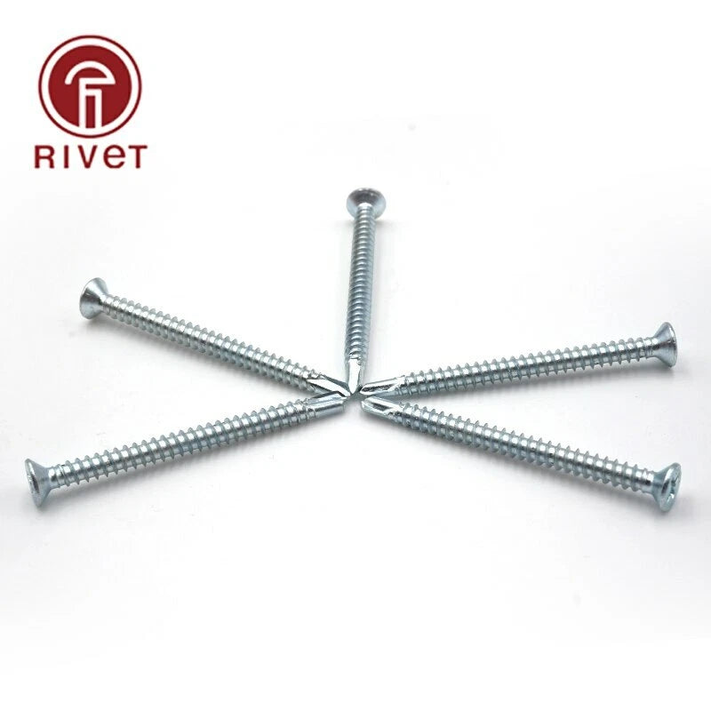 M4.0 Cross Flat Countersunk Head Phillips Self Drilling Tail Screw