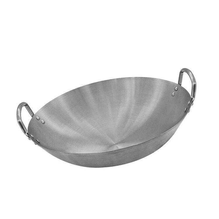 Stainless Steel Wok With Handle Cookware 14 Inch