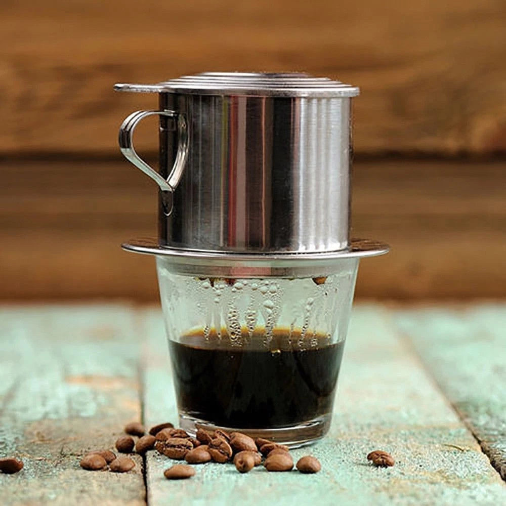 Portable Stainless Steel Vietnam Vietnamese For Coffee Simple Drip