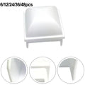 White Pool Fence Post Covers Fits 1 5 Inch Square Posts For Above