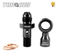 An -6 (an6) Male to M12x1.5 Banjo Bolt with 1/8 Npt Banjo Sensor
