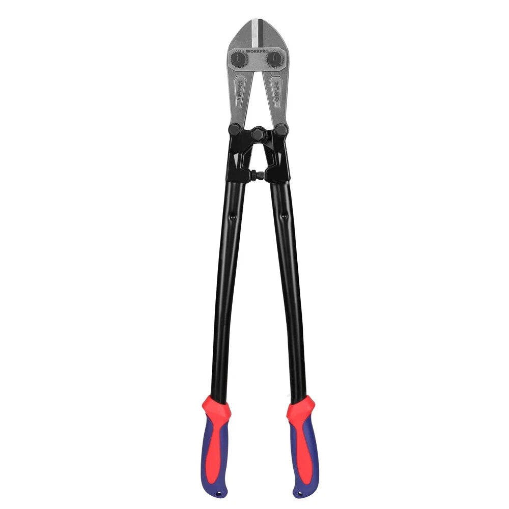 WORKPRO 24" Bolt Cutter Chrome Molybdenum Steel Blade Cutting Plier Rubber Grips