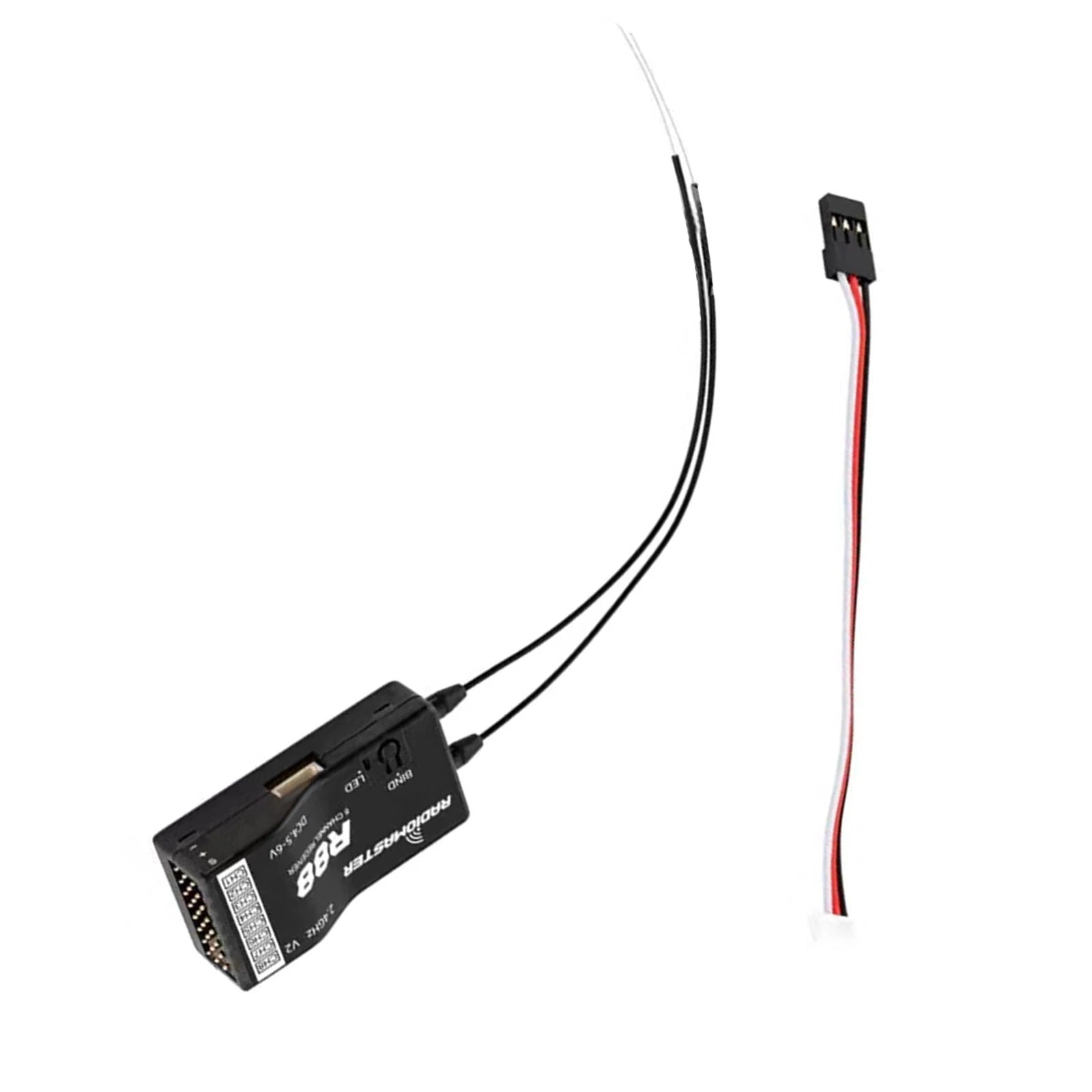 Pwm 4.5-8.4V R88 2.4ghz 8ch Over 1km Pwm Nano Receiver Compatible For