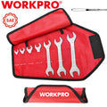 Workpro 7PC Wrench Set Ultra-Slim Open End Thin Wrenches Set 1/4" to
