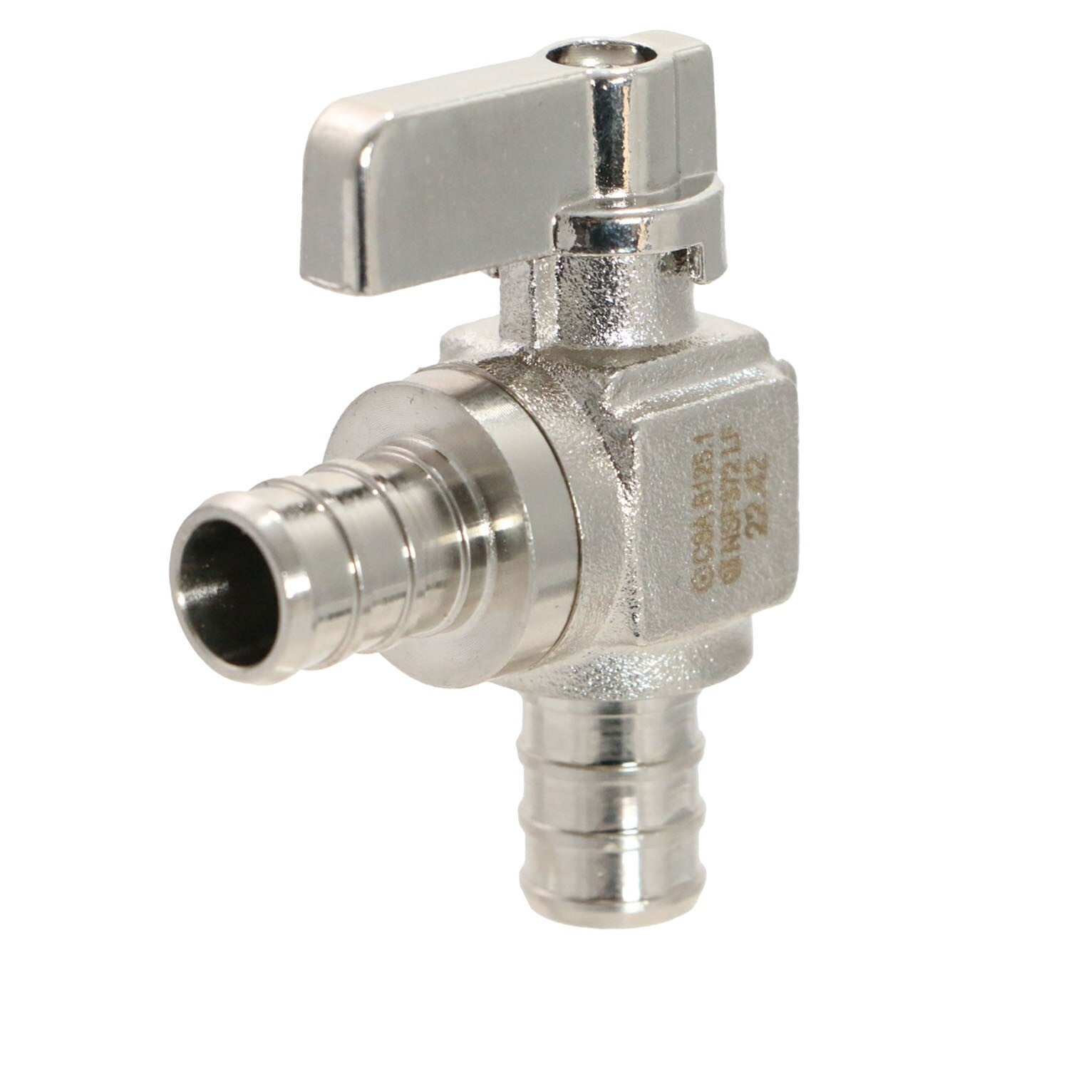XFITTING 1/2" Pex B x 1/2" Angle Stop Valve - 50 Pack