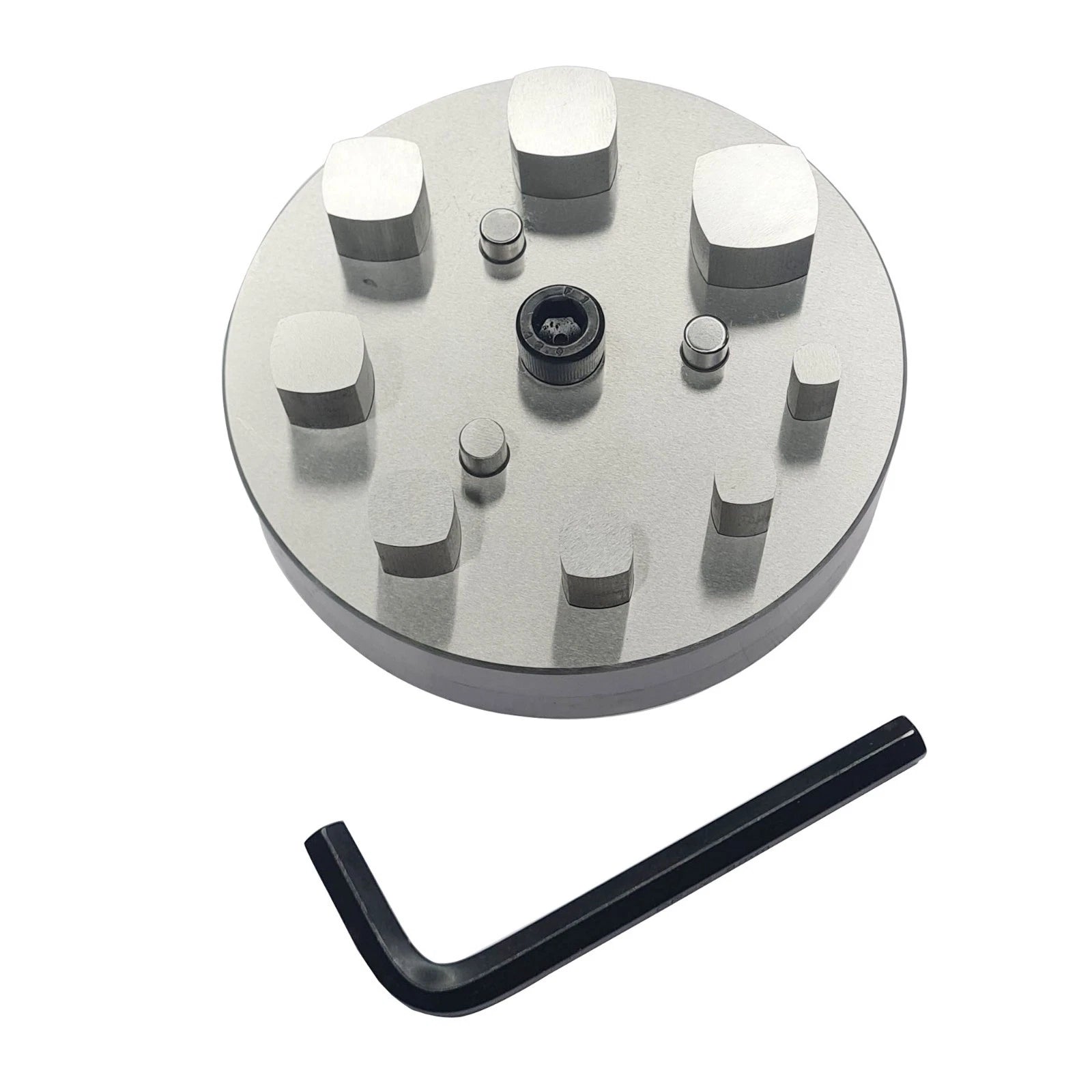 Puffed Square Shape Disc Cutter With Set Of 8 Punches Size 8mm-22mm
