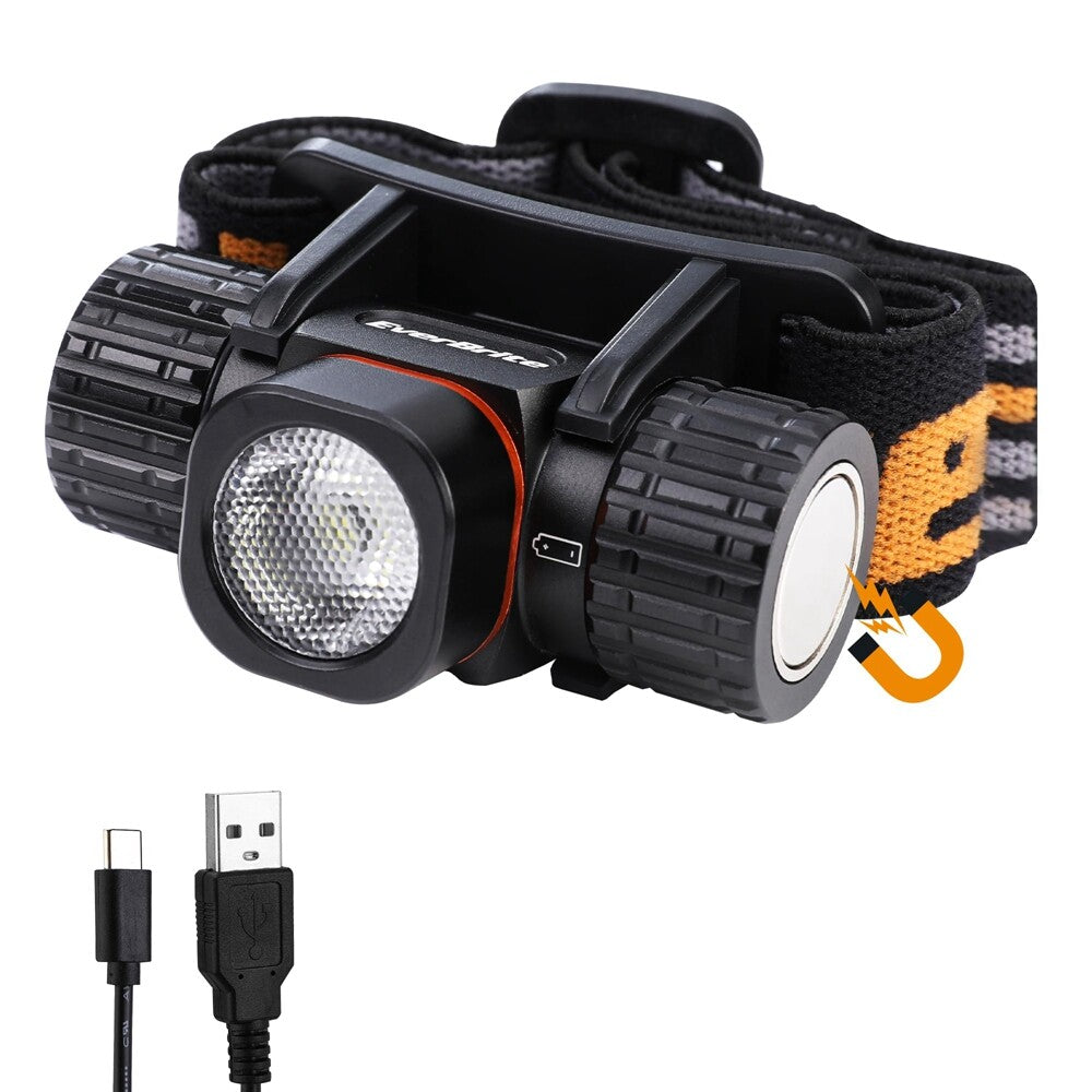 EverBrite 500Lumen Rechargeable Headlamp LED Headlight With 4 Lighting