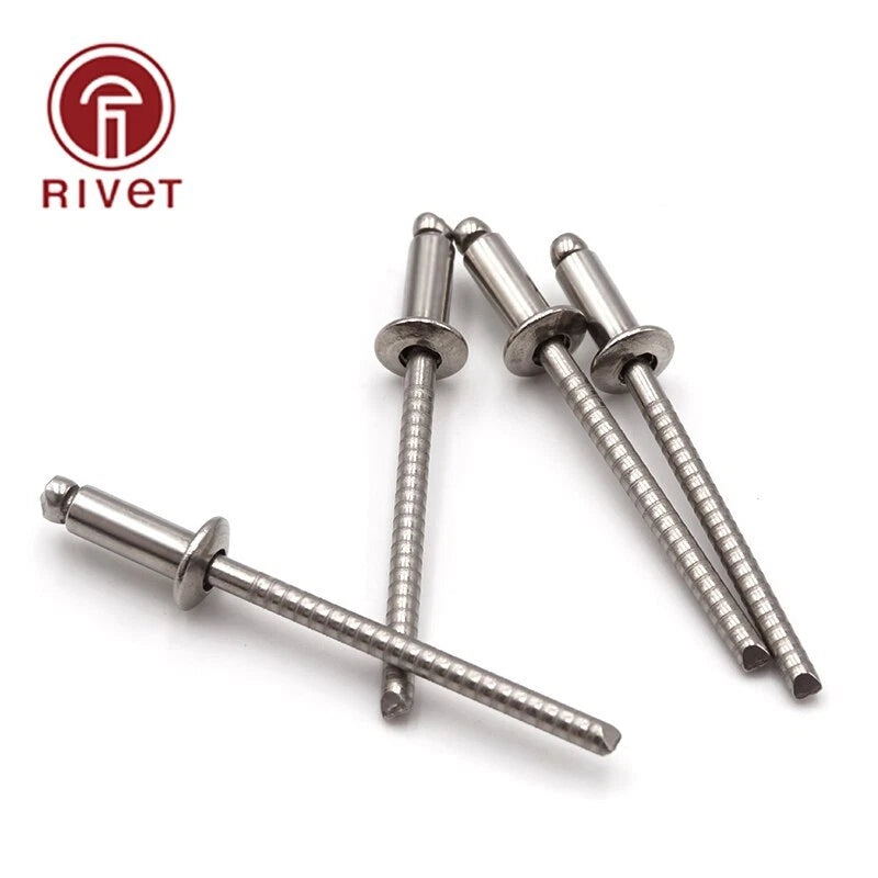 Stainless Open End Blind Rivets Round Head Nail Pop Rivets Remaches