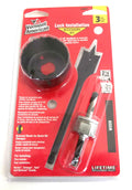 VERMONT AMERICAN BY BOSCH WOOD DOOR LOCK INSTALLATION KIT 18381 HOLE SAW KNOBOpe