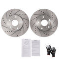 Front Drilled&Slotted Brake Rotors for Lexus ES300/Toyota Avalon Camry