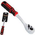 Neilsen 90 Teeth Reversible Ratchet Handle 3/8-Inch by Neilsen