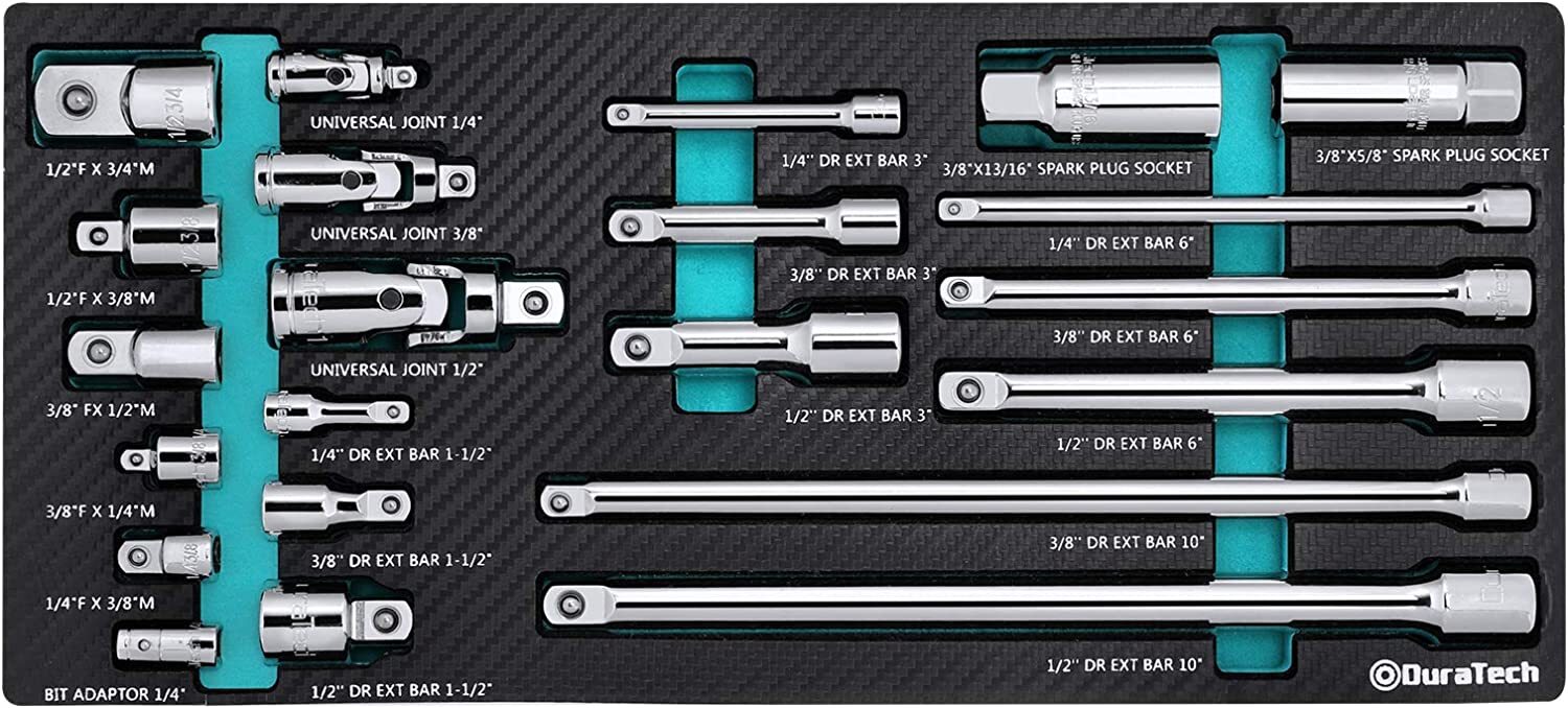 DuraTech 22pcs Drive Tool Accessory Set by DuraTech