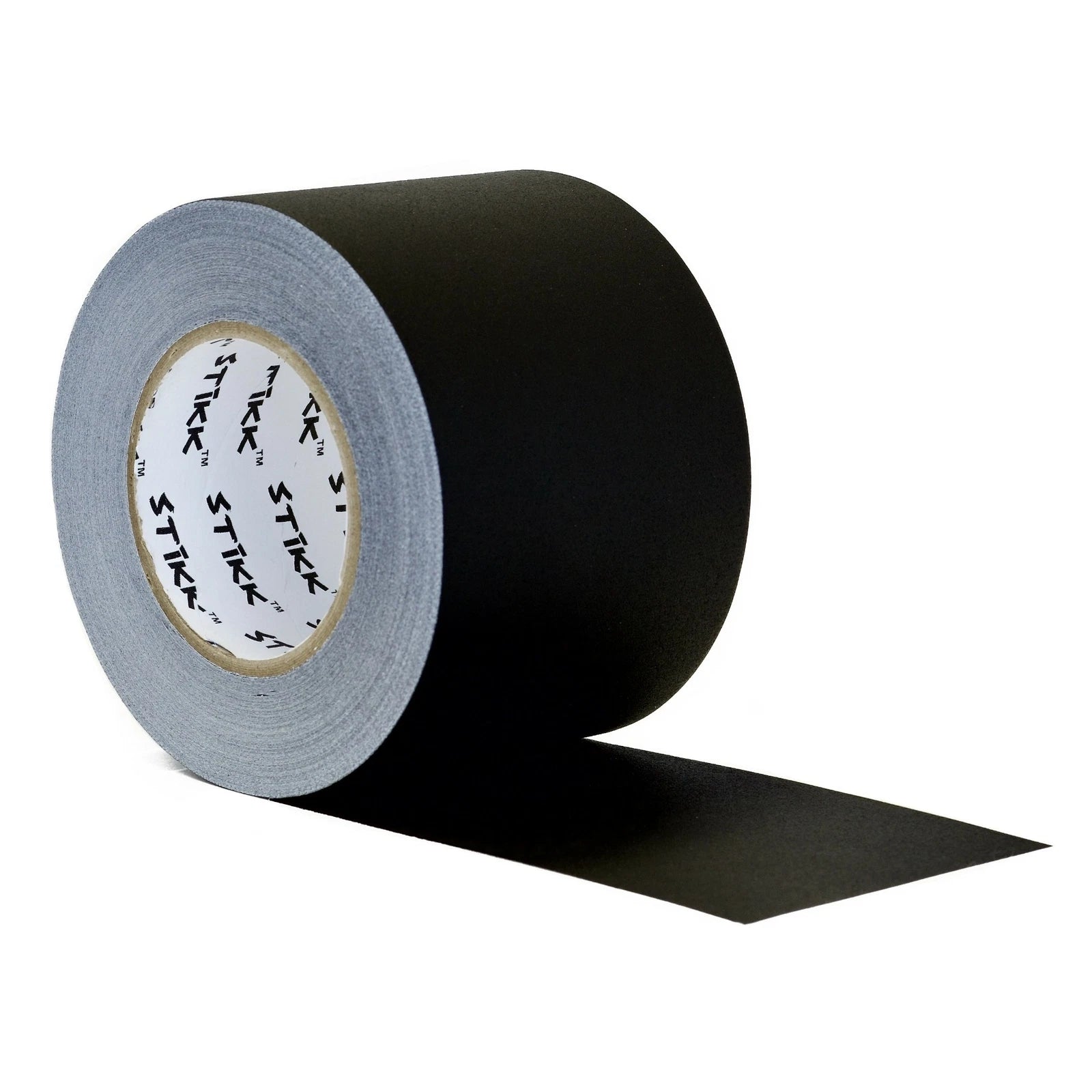 4" X 60 Yard 96mm X 55 M 11 Mil Stikk Black Gaffers Tape No Residue