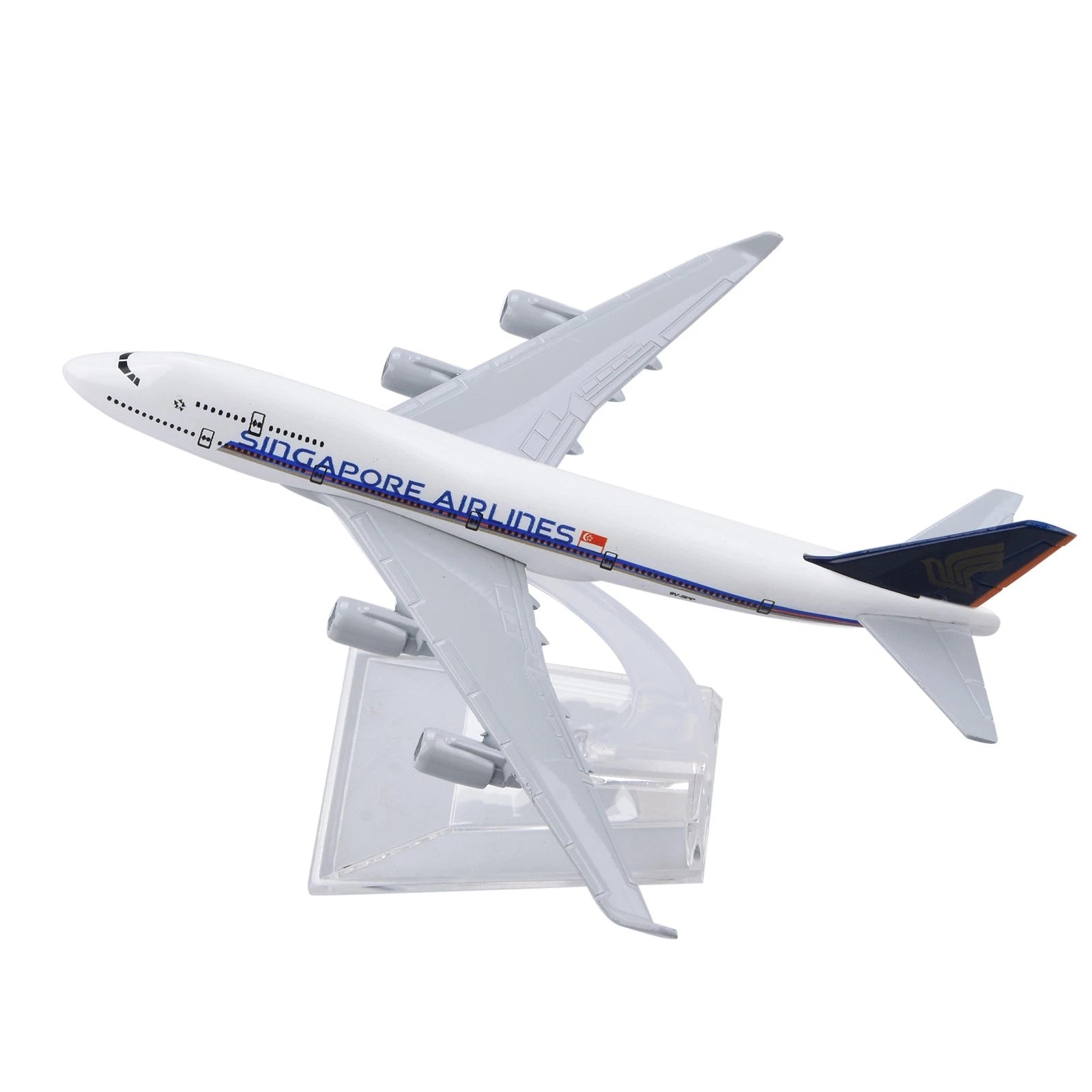 16cm 747singapore Airlines For Boeing747 Civil Airliner 1/400