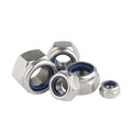 A2 304 Stainless Steel Nyloc Nut Set M3-M12