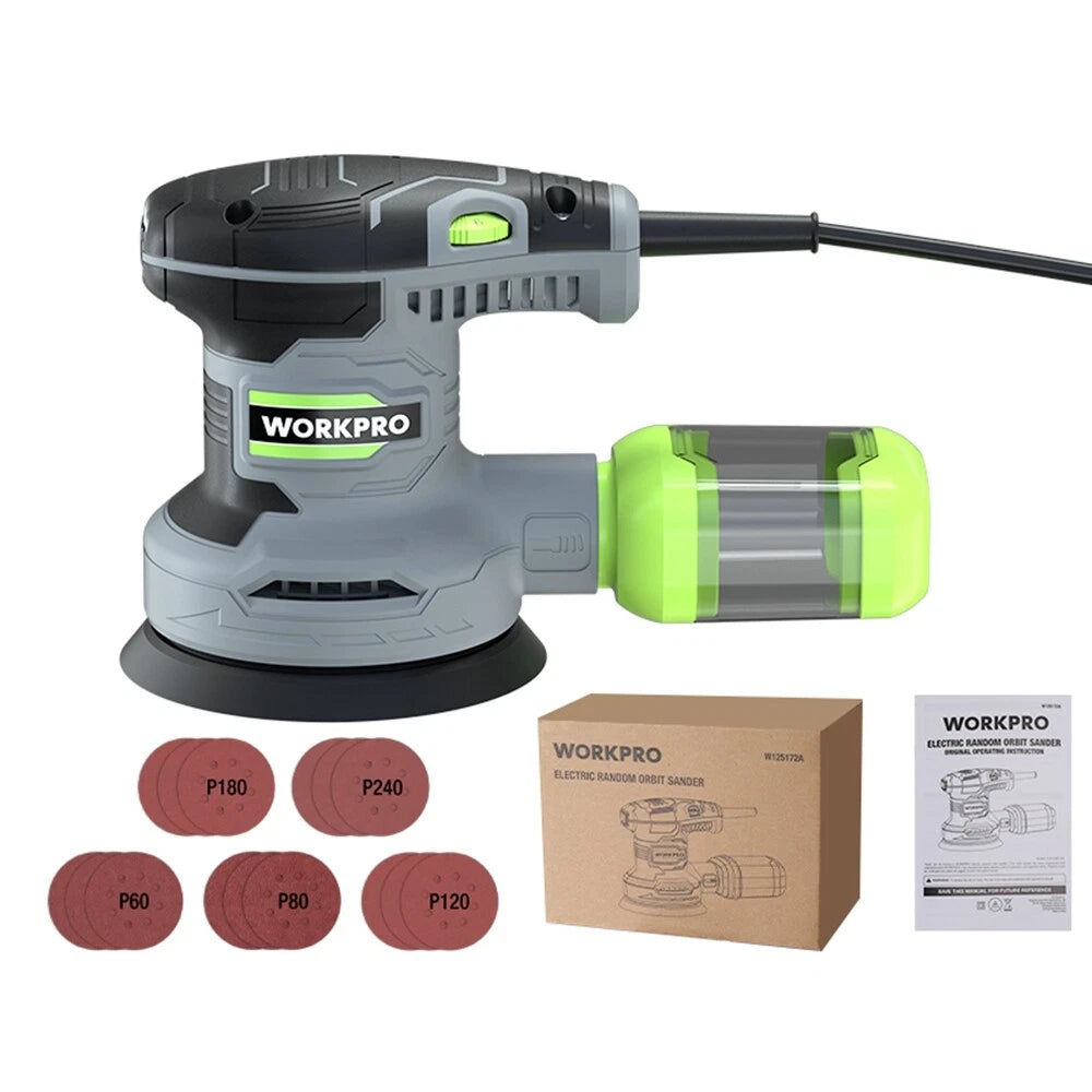 5" Random Orbit Sander 7000 To14000 Rpm 6 Variable | Built Supply Co