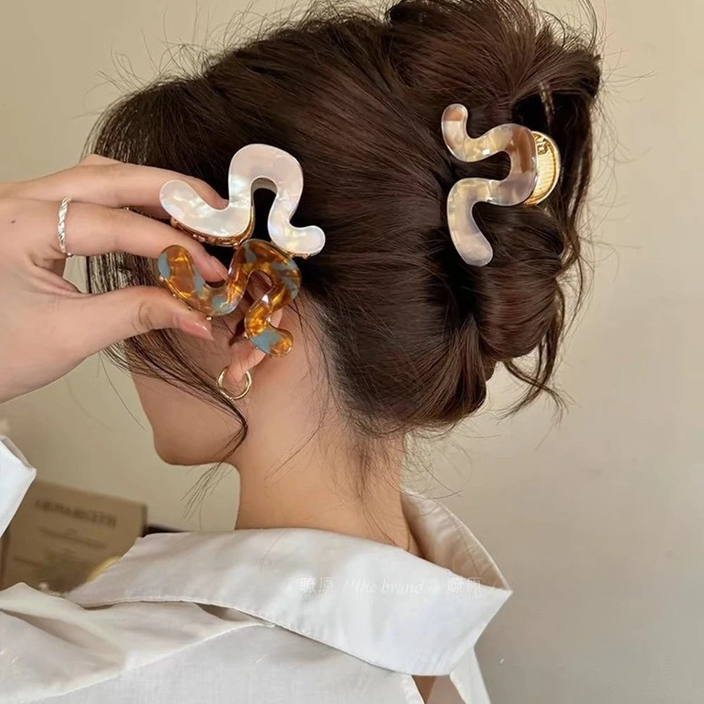 Stylish Small Hairpin For Women Half Updo Ponytail Ferroalloy 6cm