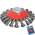 BlueSpot Twist Knot Wire Wheel Brush 115mm by BlueSpot