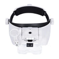 Rechargeable Usb 3-LED Light Headband Magnifier 31 Multiples
