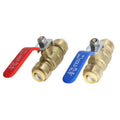 XFITTING 1/2" Push Fit Ball Valve Hot & Cold 10 Pack