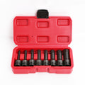 1/2" Drive Impact Socket Hex Bits SAE Set Pro 3" Standard Long Air