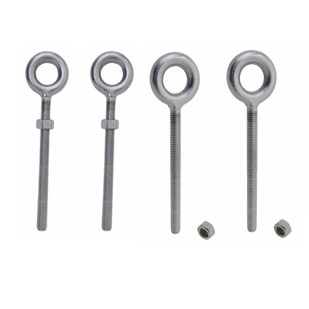 Stainless Steel T316 3/8" X 4-1/2" Drop Forged Plain Eye Bolt 1200 Lb