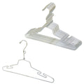 Set Of 16 Inch Chrome Clothes Hangers Fixture Closet Organizer