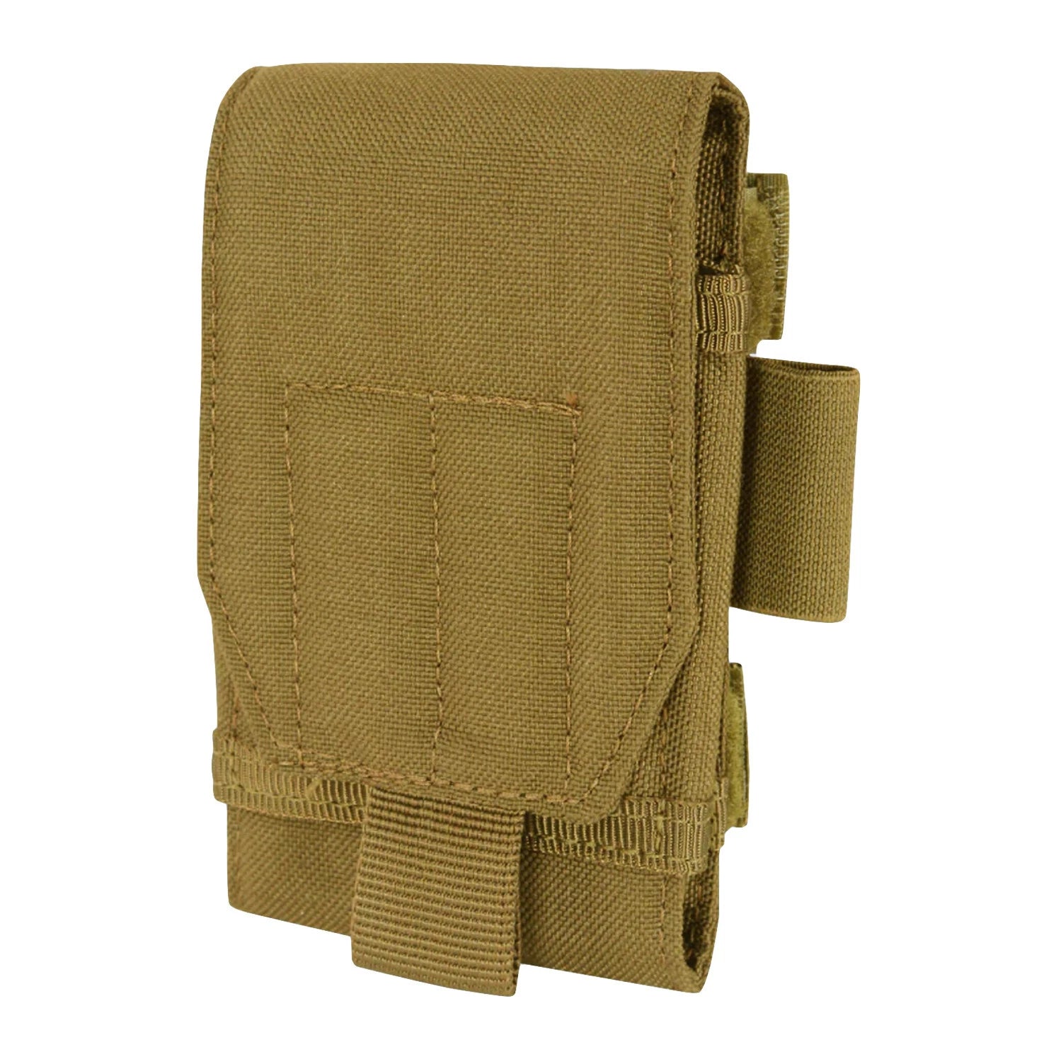 Hook Loop Tech Sheath Secure Smart Phone Pouch Coyote 5.5"h X 3"w X