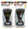Performance Tool Low Profile Offset Screwdriver Set