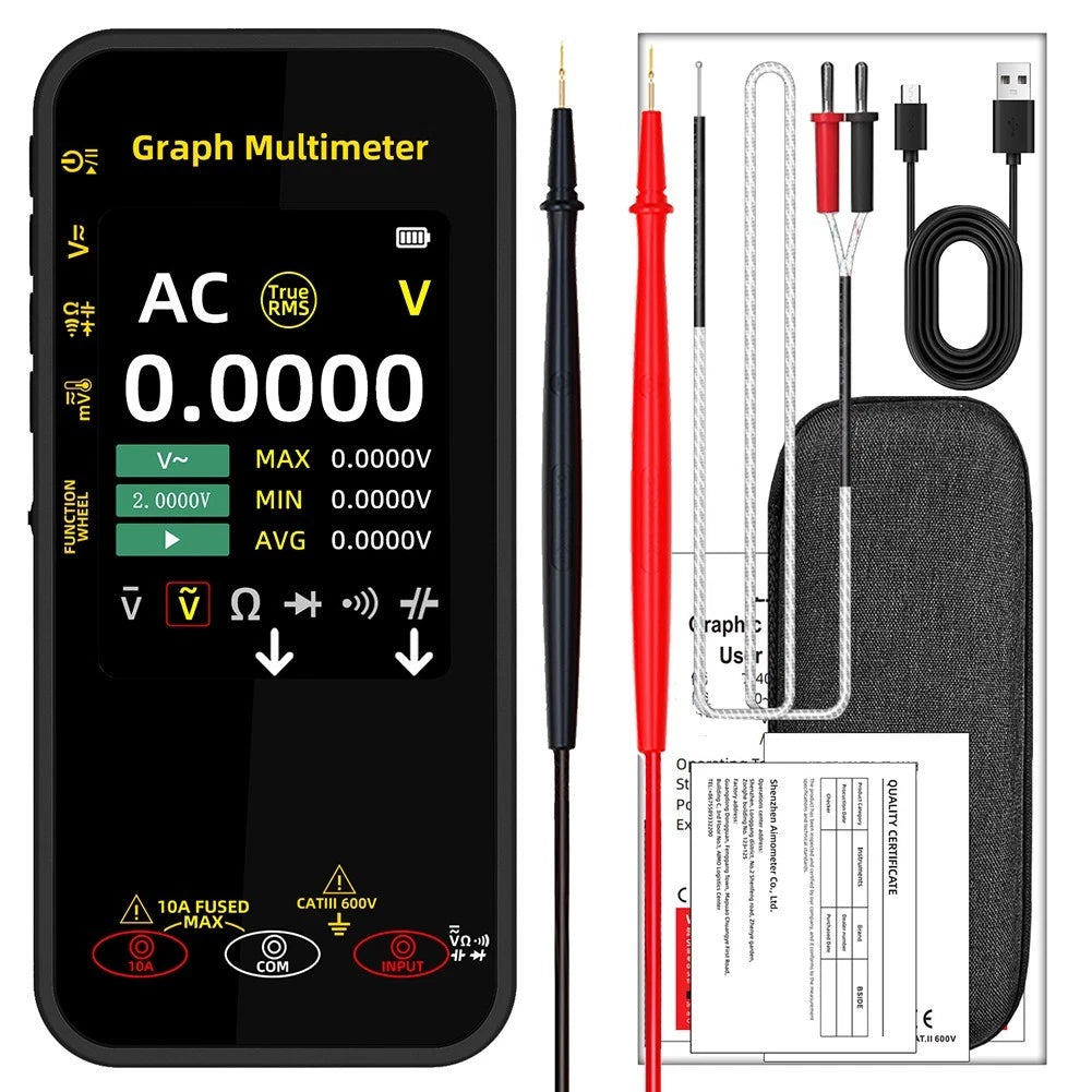 S500 Handheld Digital Multimeter With Graphical Test Mode And Color