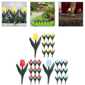 Plastic Tulip Garden Fence For Outdoor Landscape Edging Decoration