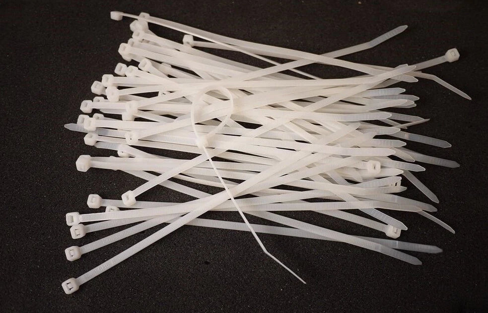 Milk White Nylon Cable Tie Zip Ties Strong Tensile | Built Supply Co