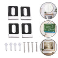 Mirror Bracket Clips With Fixing Screws Complete And Reliable Hanging