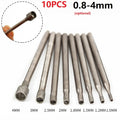 New ListingDrill Bit Rotary Diamond Sleeve Shape 1/1.2/1.5/1.8/2/2.5/3/4mm Diamo