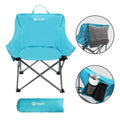 VILLEY Portable Folding Camping Chair Beach Chair Lightweight Chair Outdoor Lawn