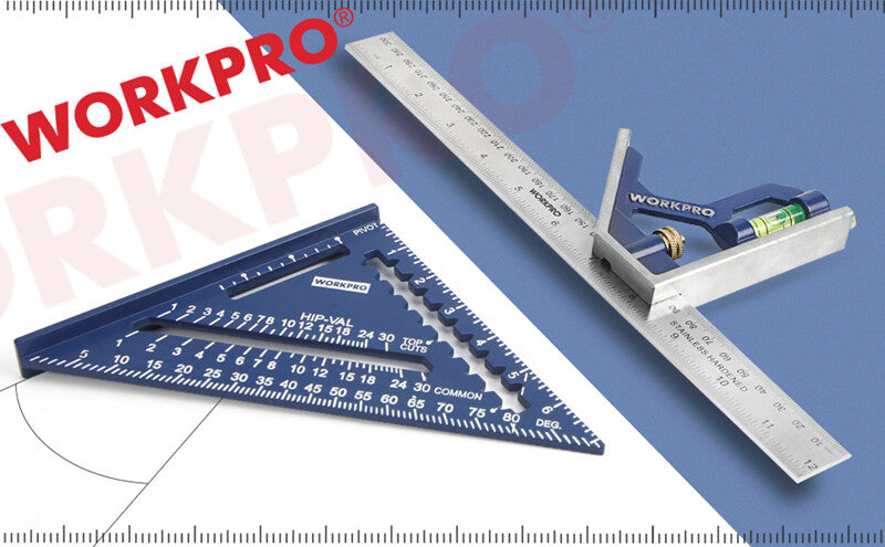 WORKPRO Rafter Square Combination Square Tool Sets Rafter Square