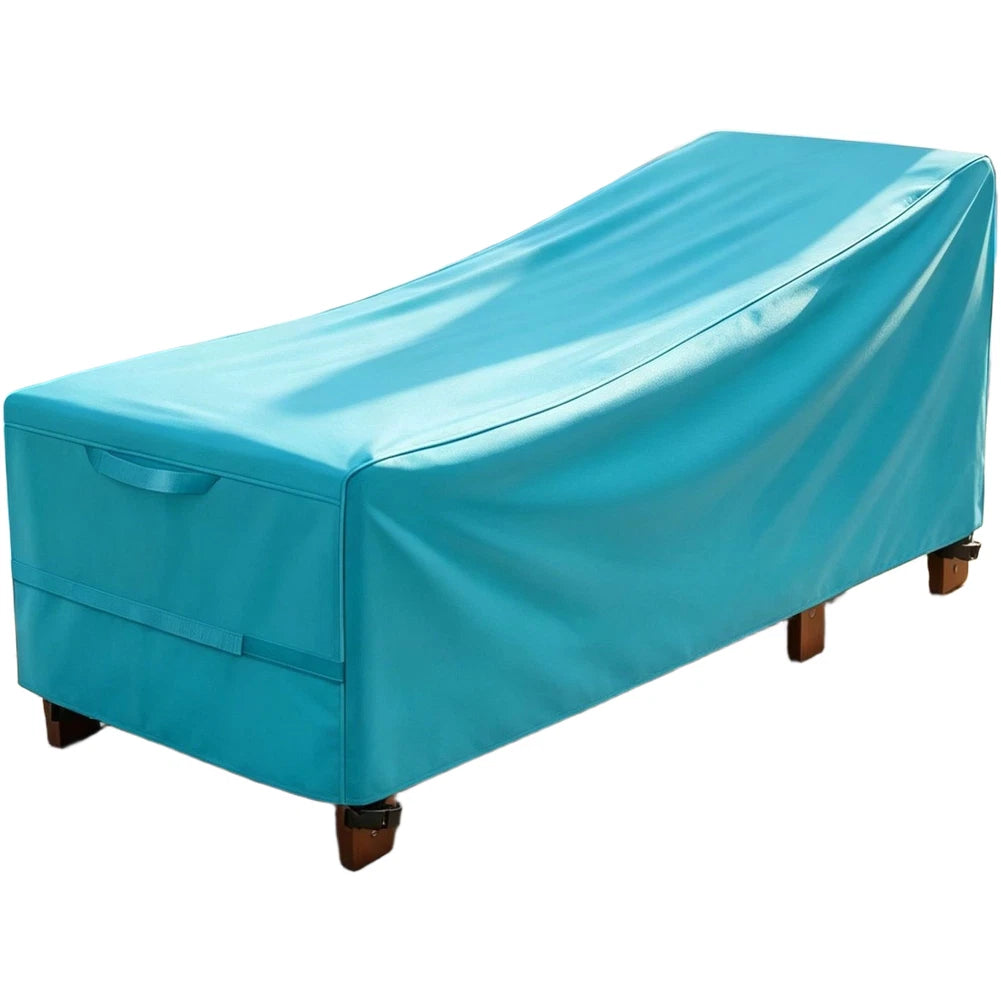 420d Oxford Outdoor Chaise Cover Waterproof Dustproof Uv Sunproof