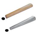 Set Of 2 Oval Bangle Mandrels Cast Metal 15" & Solid Wood | Oval