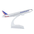 16cm American B777 Model Plane 1:400 Alloy Simulation Airliner