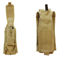 Molle Tactical Radio Pouch Left Or Right Antenna Pals - Tan
