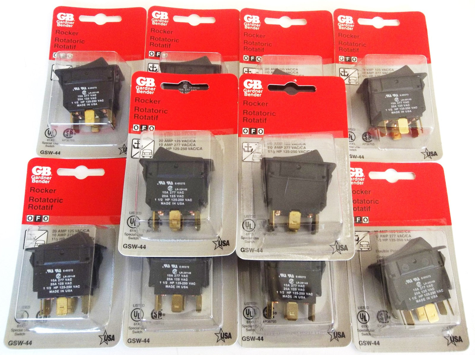 GB Snap-in Power Rocker Toggle Switch