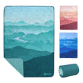 Portable Beach Blanket Picnic Blankets Picnic Mat 75"lx52"w For 2-3
